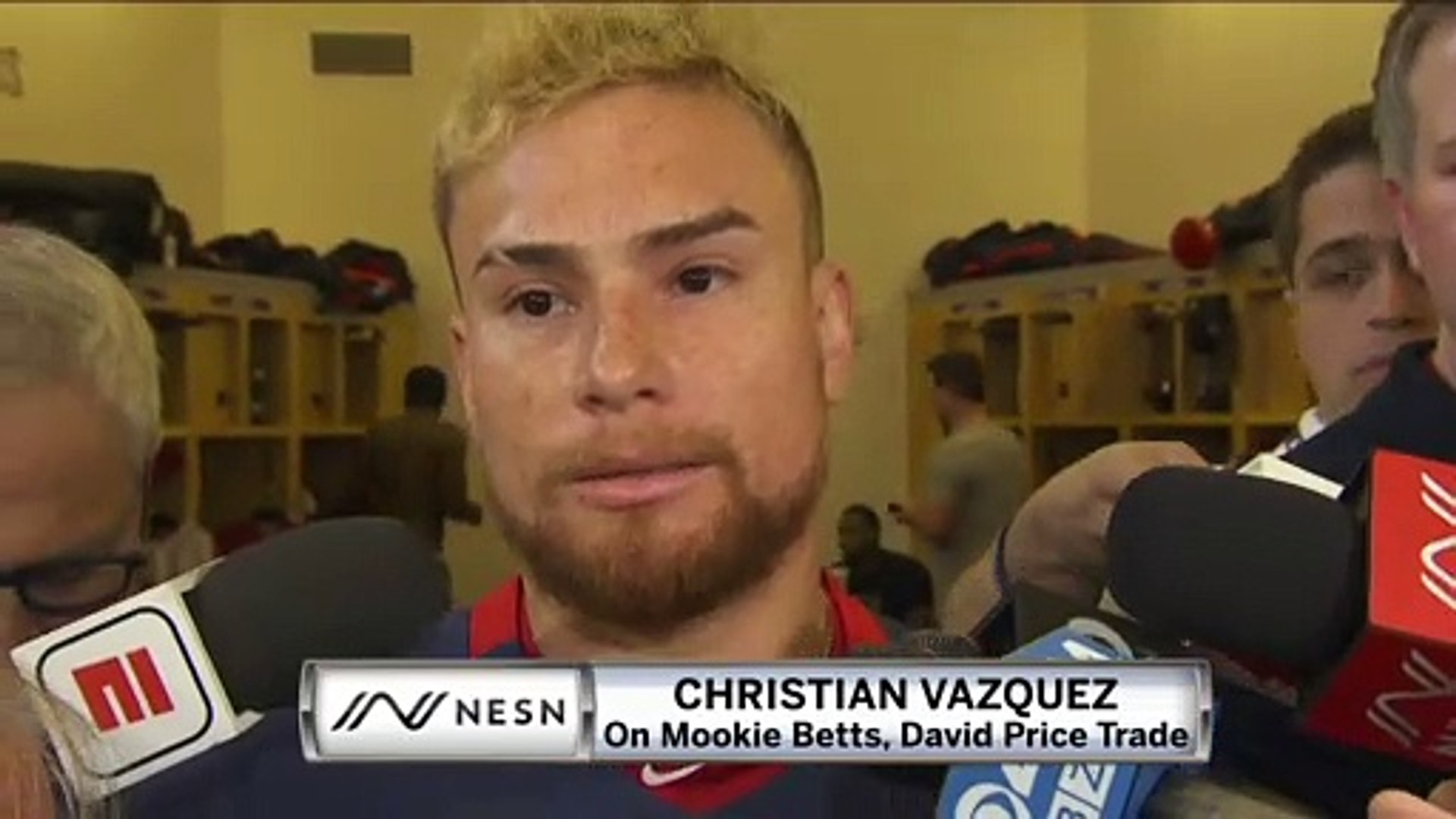 Christian Vazquez Reacts To Mookie Betts Trade, Post Alex Cora Red
