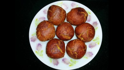 Sweet Wheat Fritters Bonda / Pazhacake / Undampori / Gundu | ഗോതമ്പ് ബോണ്ട ഉണ്ടംപൊരി | गेहूं काआटा से मीठा बोन्डा