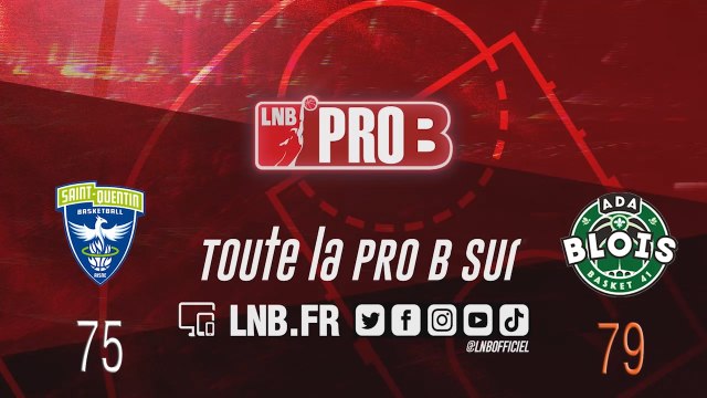 PRO B : Saint-Quentin vs Blois (J20)