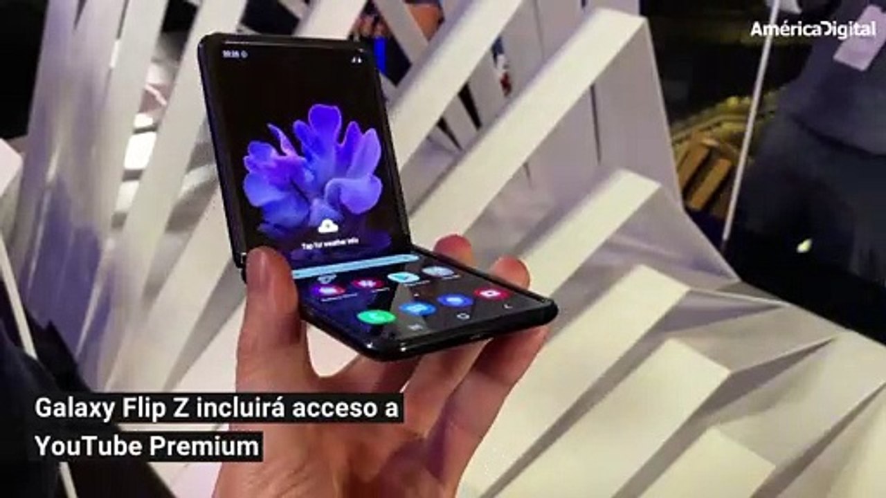 Samsung presenta el Galaxy Z Flip, su nuevo teléfono con pantalla plegable