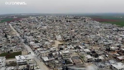 Suriye'de çatışmaların gölgesinde terk edilmiş harap kasabalar