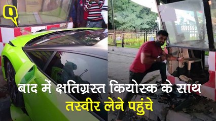 Bengaluru  में अलग अलग जगह हुई 2 car accident में कुल 4 लोग जख्मी