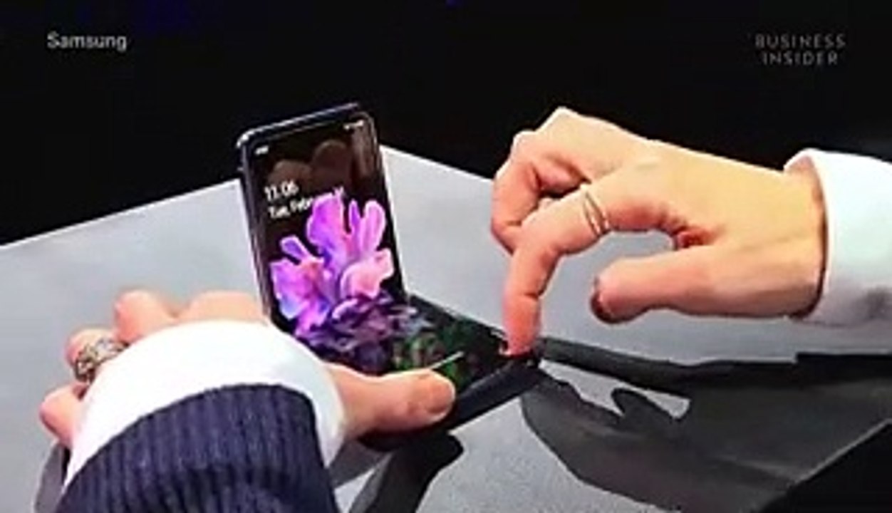 Watch Samsung unveil its foldable flip phone — the Galaxy Z
