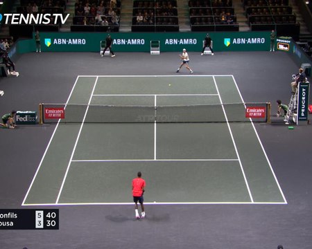 Rotterdam - Gaël Monfils expéditif contre Joao Sousa (6-3, 6-2)