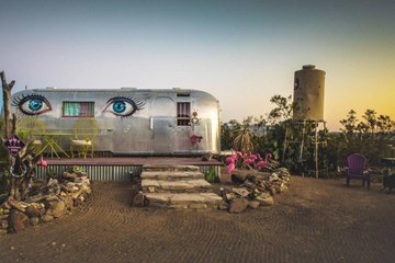 Book the "Desert Diva" Vintage Airstream for a West Texas Vacation ASAP