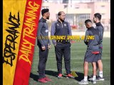 آخر حصة تدريبية في تونس قبل التحول إلى الدوحة   Espérance Sportive de Tunis