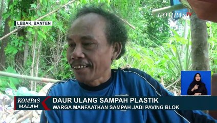 Kreatif! Umbara, Olah Sampah Jadi Paving Blok