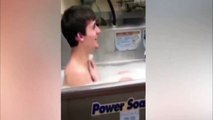 This disgusting: WENDY'S RESTAURANT EMPLOYEE TAKES BATH IN SINK