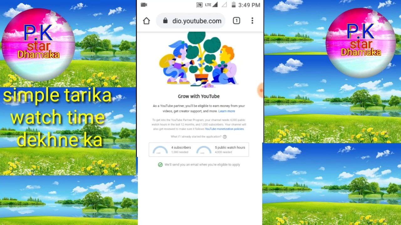 YouTube channel  ka watch time kaise check kare