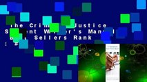 The Criminal Justice Student Writer's Manual  Best Sellers Rank : #5