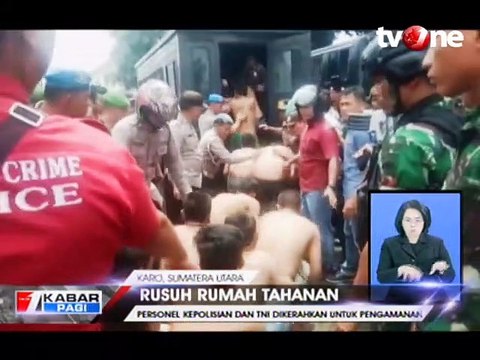 Kerusuhan di Rutan Kabanjahe Sumut, Napi Saling Lempar Batu