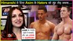 Himanshi Khurana REACTS On John Cena's Support To Asim Riaz | Bigg Boss 13