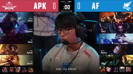 APK vs AF Highlights ALL GAMES   LCK Spring 2020 W2D1