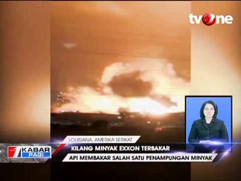 Kilang Minya Exxon Mobil di Louisiana Terbakar