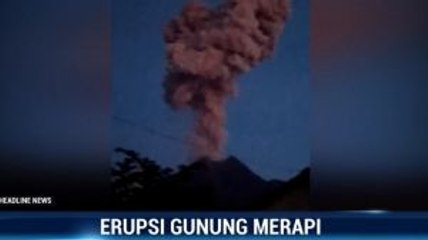 Merapi Kembali Erupsi