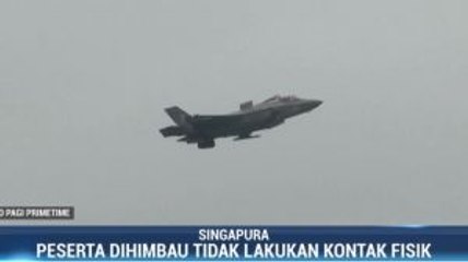 Status Waspada Corona, Singapore Airshow 2020 Tetap Berlangsung