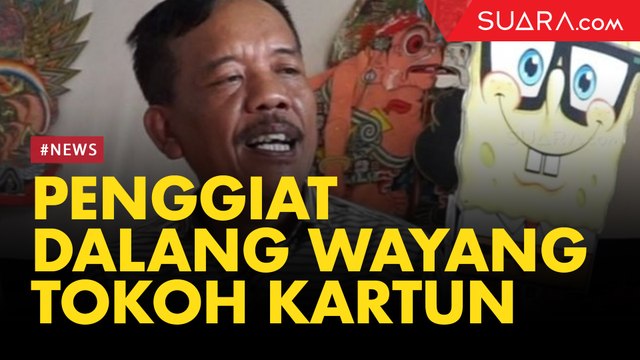 Kreatif, Ki Puguh Prasetyo Penggiat Dalang Wayang Tokoh Kartun