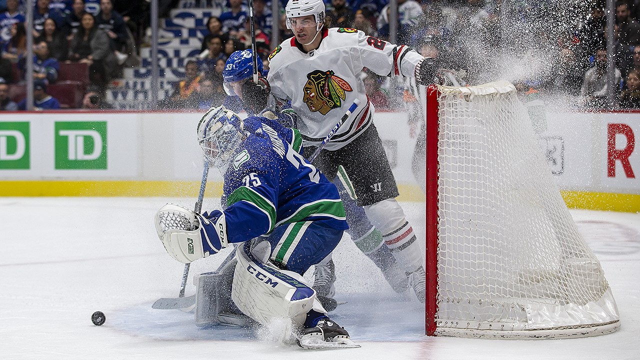 Jacob Markstrom ties career high with 49-save shutout