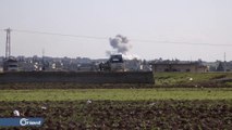 عشرات الغارات لطيران الاحتلال الروسي على بلدة كفرنوران ومحيطها غرب حلب