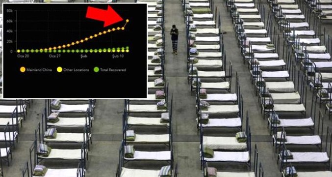 Koronavirüs salgınında ölü sayısı pik yaparak 1368'e yükseldi