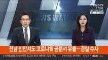 전남 신안서도 코로나19 공문서 유출…경찰 수사