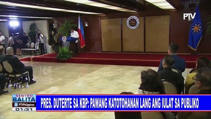 Pres. #Duterte sa KBP: Pawang katotohanan lang ang iulat sa publiko