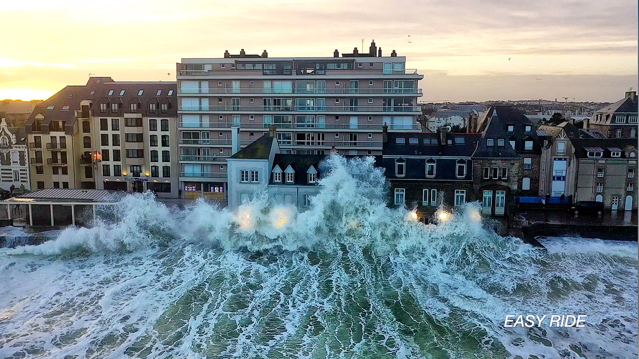 Drone in Storm Ciara