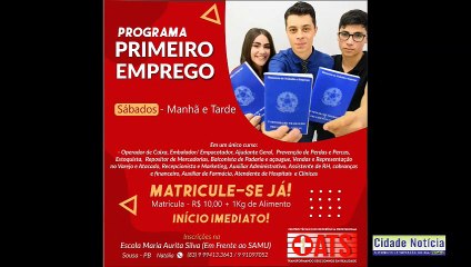 Veja e reveja o programa Cidade Notícia desta quinta-feira (14) pela  Líder FM de Sousa-PB