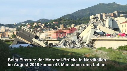 Download Video: Nach Einsturz in Genua: Neue Brücke nimmt Gestalt an