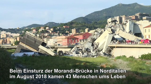 Nach Einsturz in Genua: Neue Brücke nimmt Gestalt an