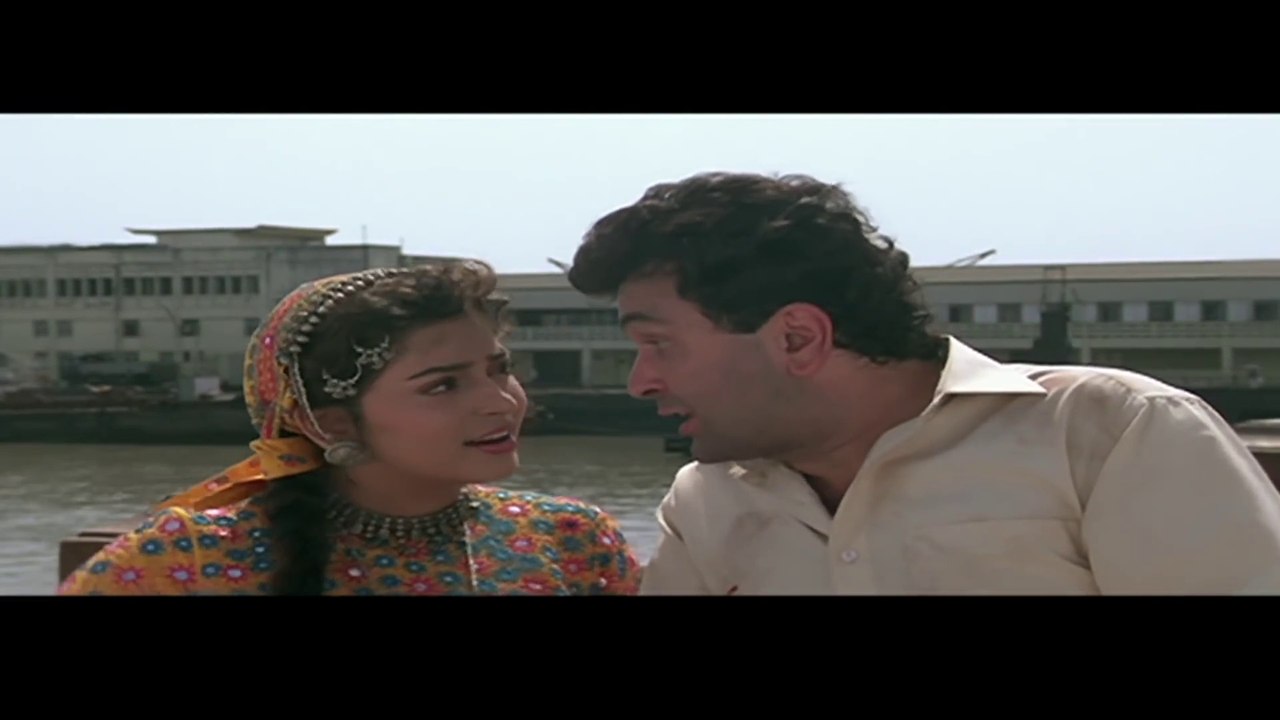 deewana dil beqarar tha bol radha bol abhijeet alka yagnik juhi chawla and rishi kapoor