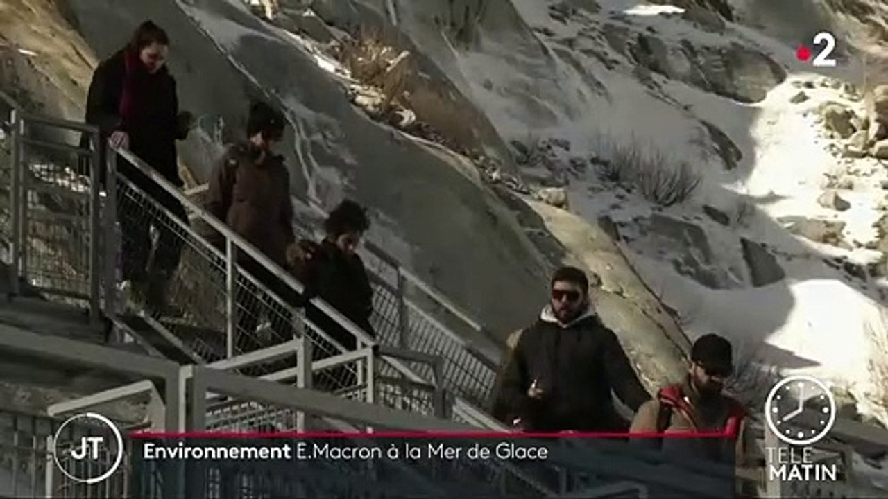 Environnement : Macron à la Mer de Glace pour promouvoir son virage écologique