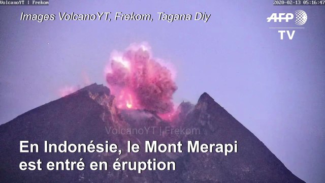 Indonésie: le volcan Merapi crache des cendres jusqu'à 2 km dans le ciel