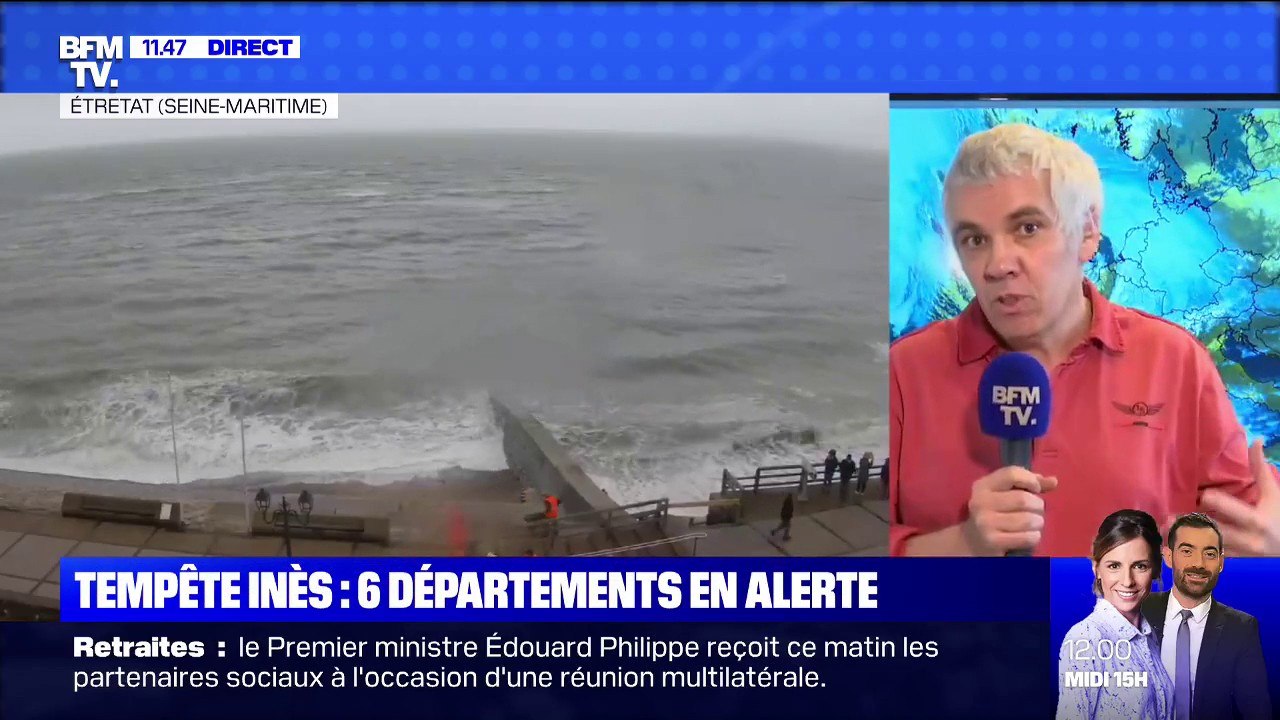 Quels sont les départements concernés par la tempête Inès, qui arrive en France ?