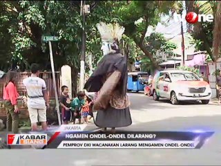DPRD DKI Akan Larang Mengamen Pakai Ondel-ondel