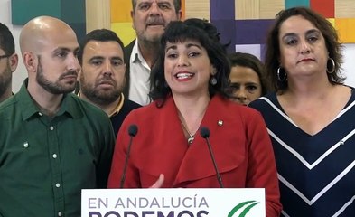 Teresa Rodríguez rompe con Iglesias acusando a Podemos de ser un partido "muy masculino"