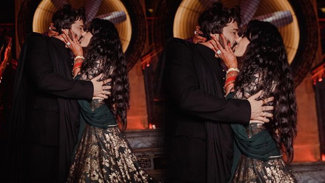 Kamya Punjabi LIPLOCK with Husband Shalabh Dang in her reception । Boldsky