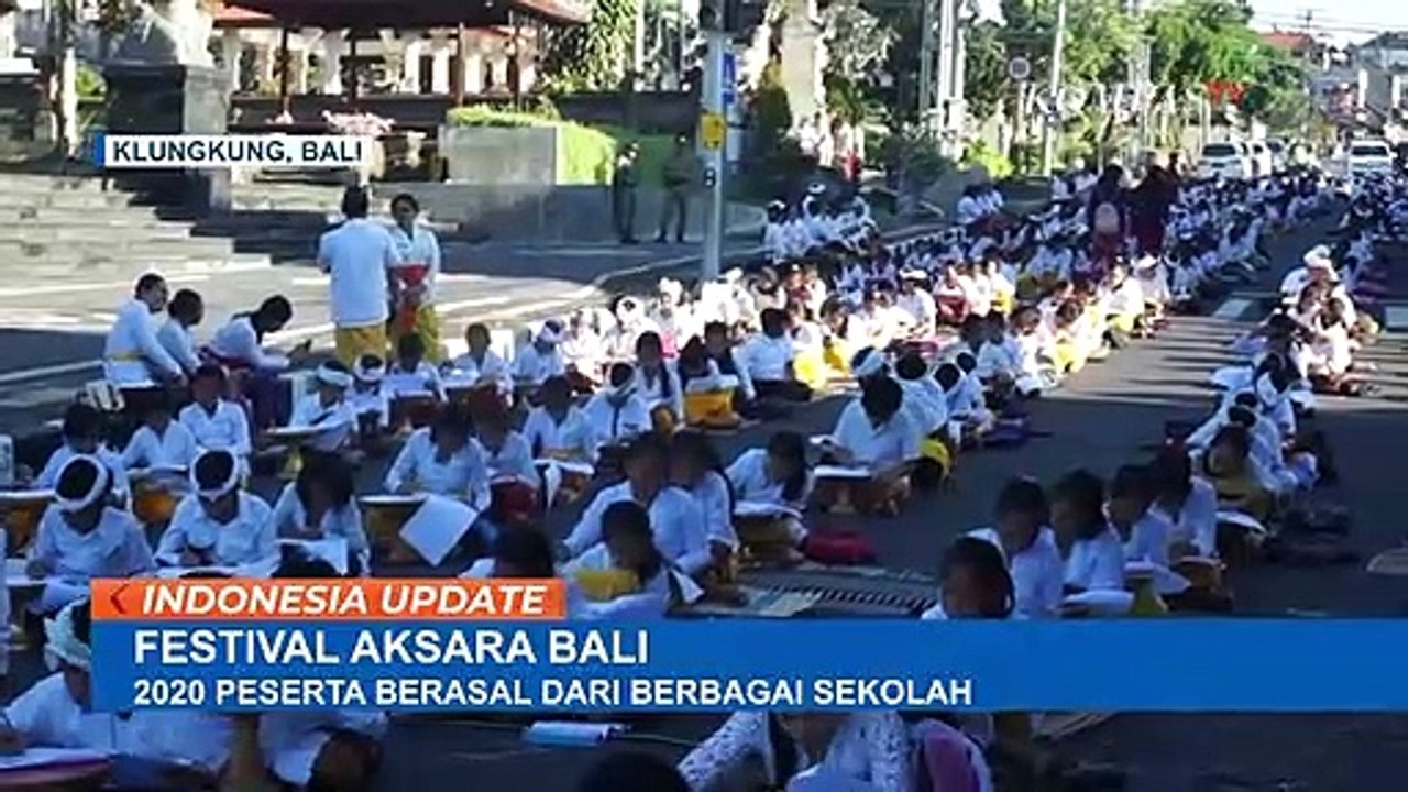 Festival Aksara Bali Diikuti 2020 Peserta!