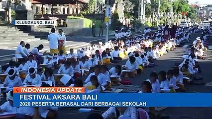 Festival Aksara Bali Diikuti 2020 Peserta!