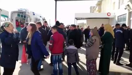 Feci kazada ölenlerin yakınları hastanede sinir krizi geçirdi