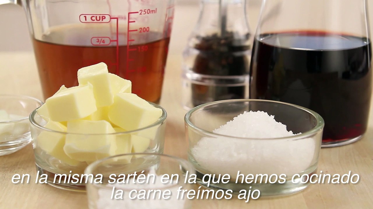 Receta de salsa para carnes