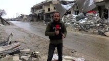 Suriye bombardıman idlib kırsalını harabeye çevirdi-2