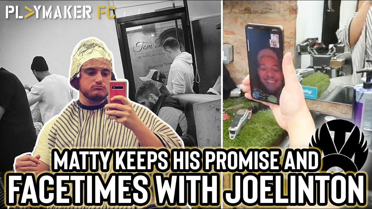 Fan TV | Newcastle fan dyes his hair like Joelinton and speaks to the man himself