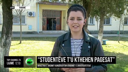 Скачать видео: “Studentëve tu kthehen pagesat”/ Ministria e Arsimit kundërshton vendimet e universiteteve