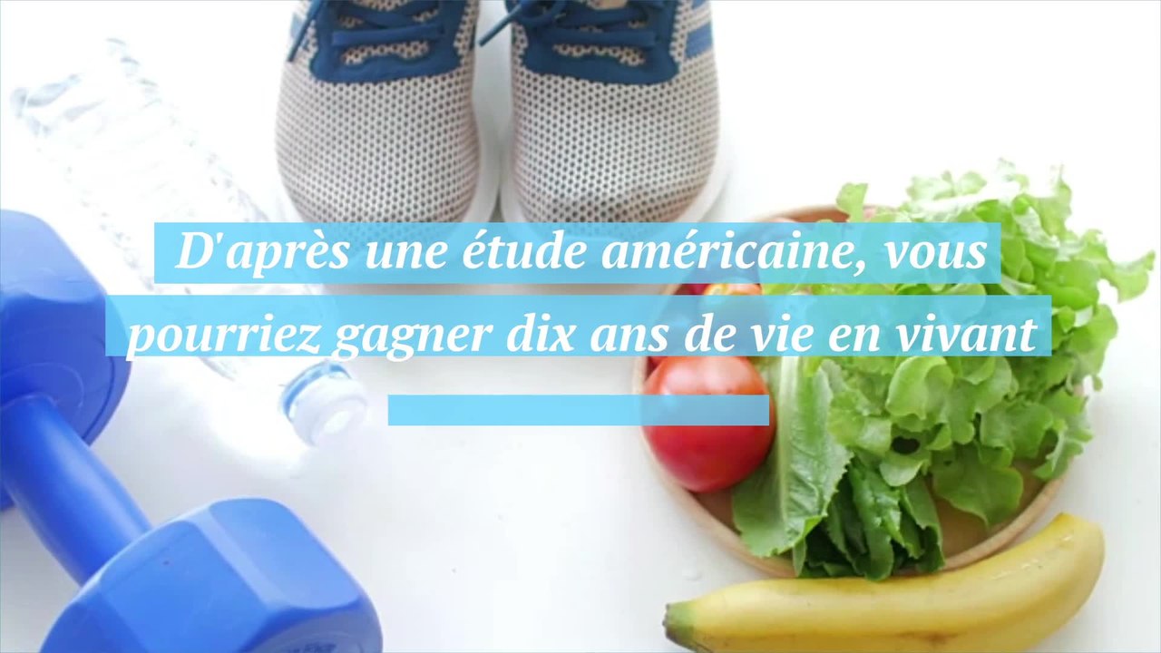 Dix ans d'espérance de vie en plus avec un mode de vie plus sain