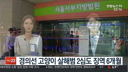 경의선 고양이 살해범 2심도 징역 6개월