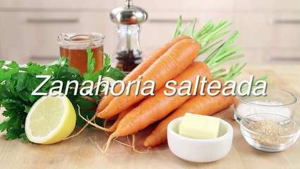 Descargar video: Receta de zanahoria salteada