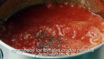 Receta de espagueti a la Napolitana