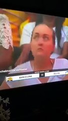 Homem apanhado a trair num jogo de futebol