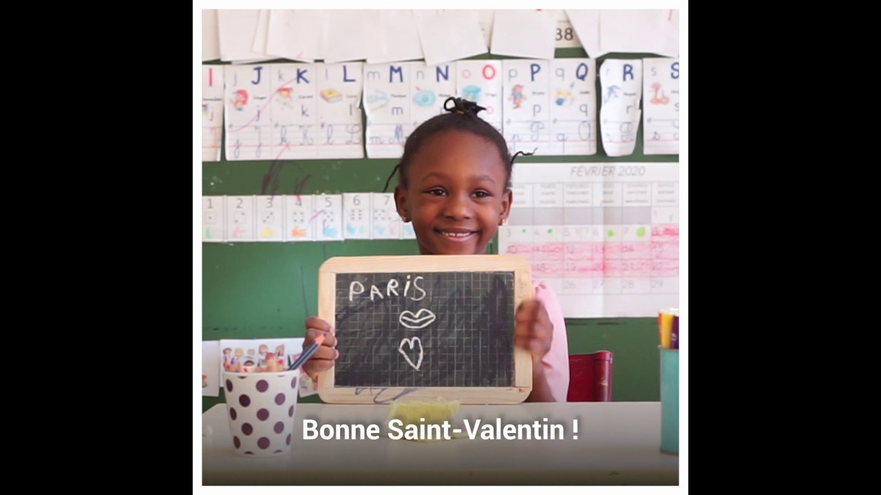 La Saint-Valentin vue par les petit·e·s Parisien·ne·s